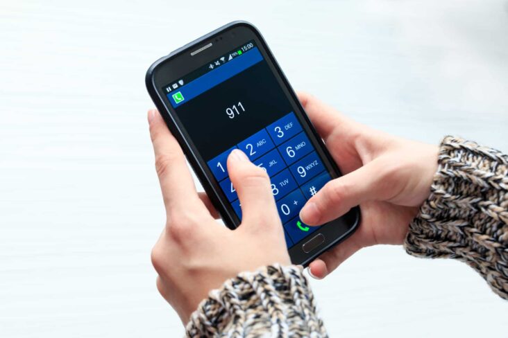 smartphone com 911