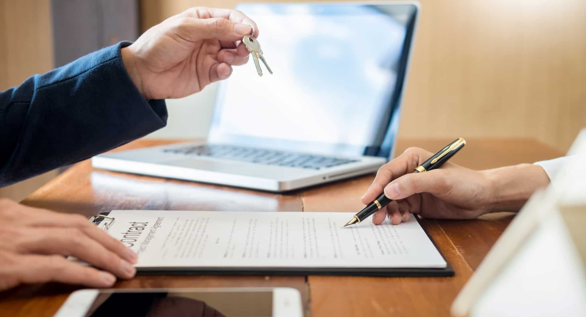 assinar contrato casa