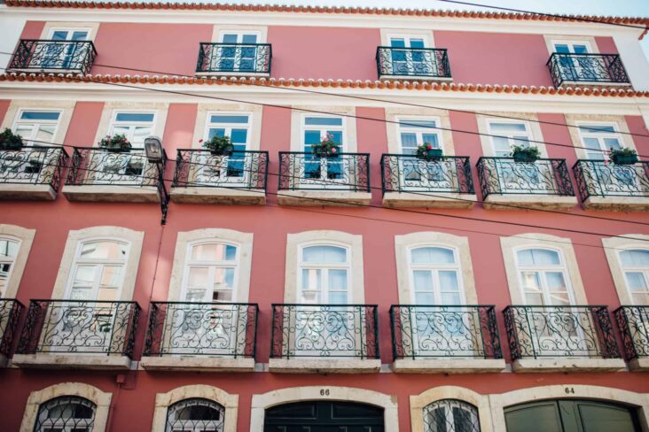 fachada de um edifício em Lisboa