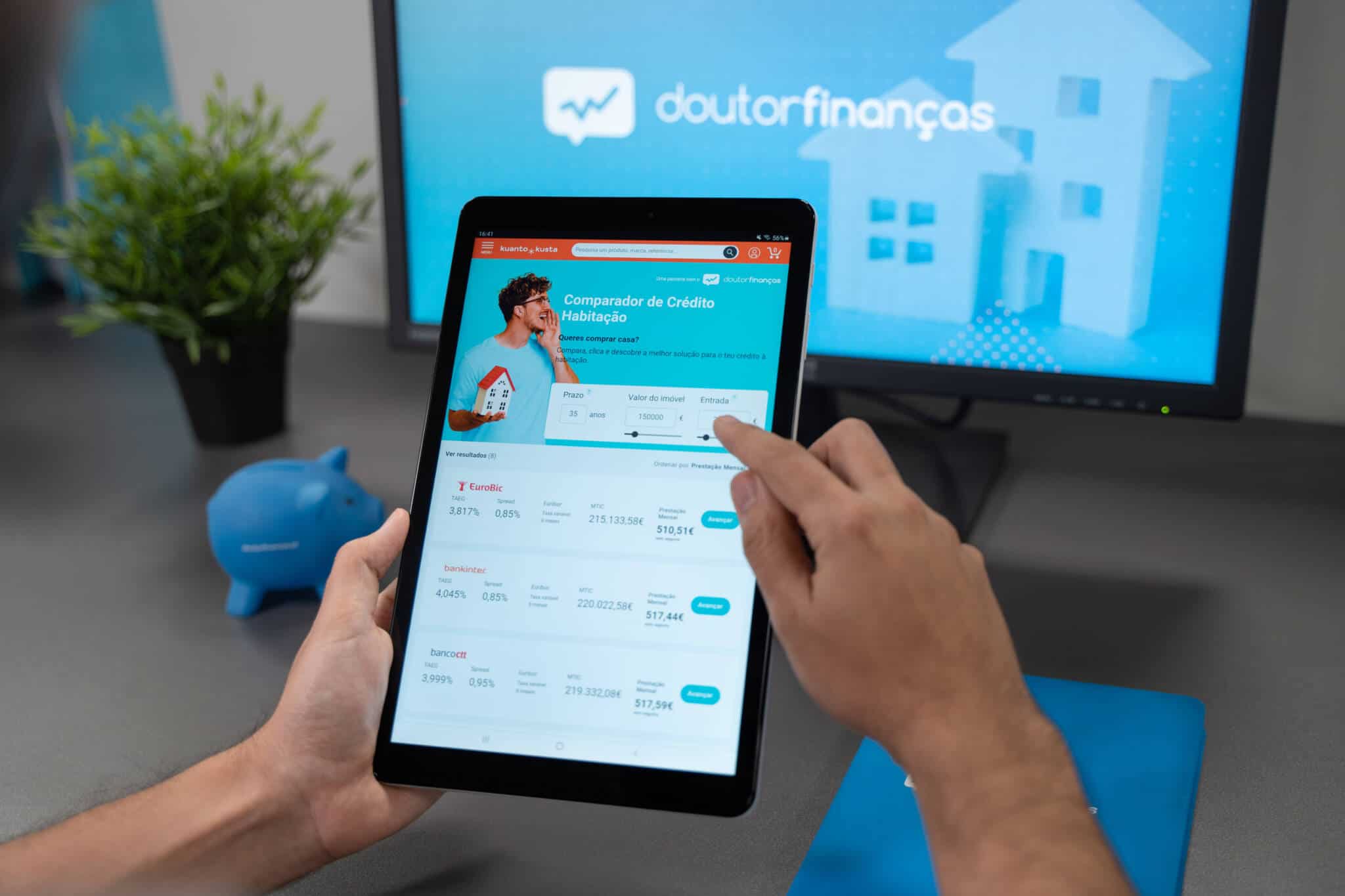 Doutor Finanças e KuantoKusta lançam comparador de crédito habitação Comparador de crédito KuantoKusta