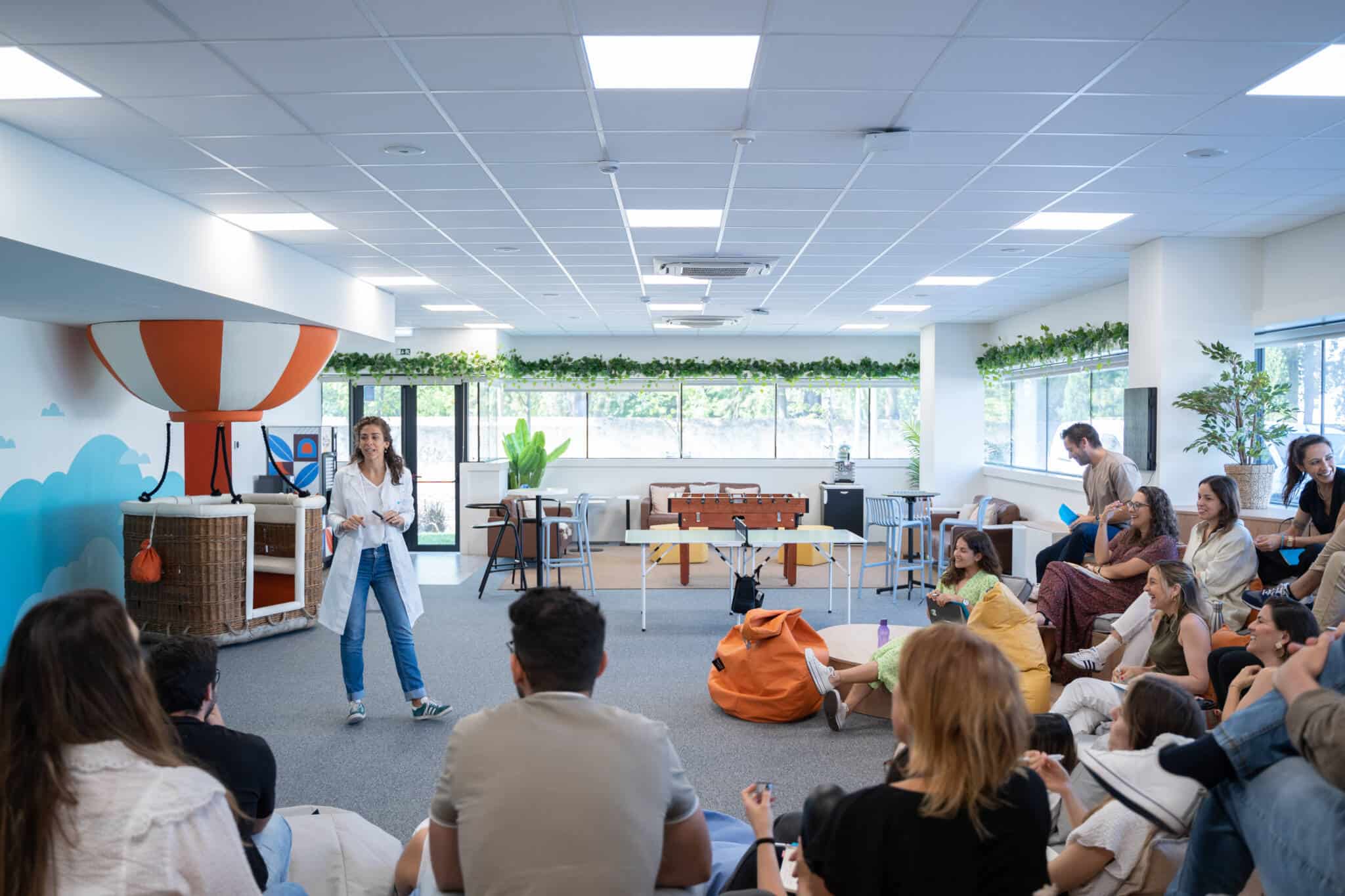 ação de formação da Academia Doutor Finanças numa empresa