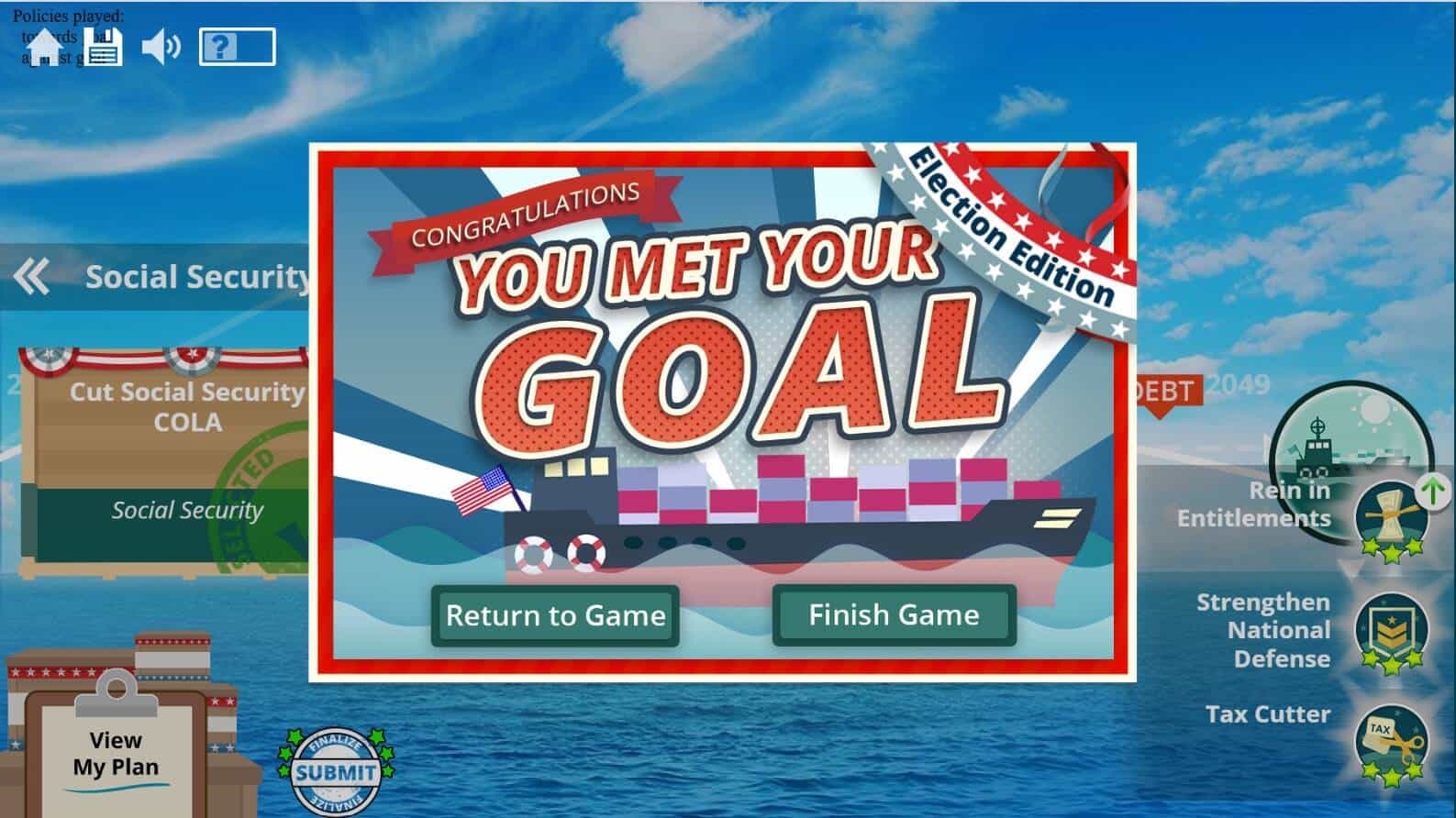 Imagem do jogo Fiscal Ship