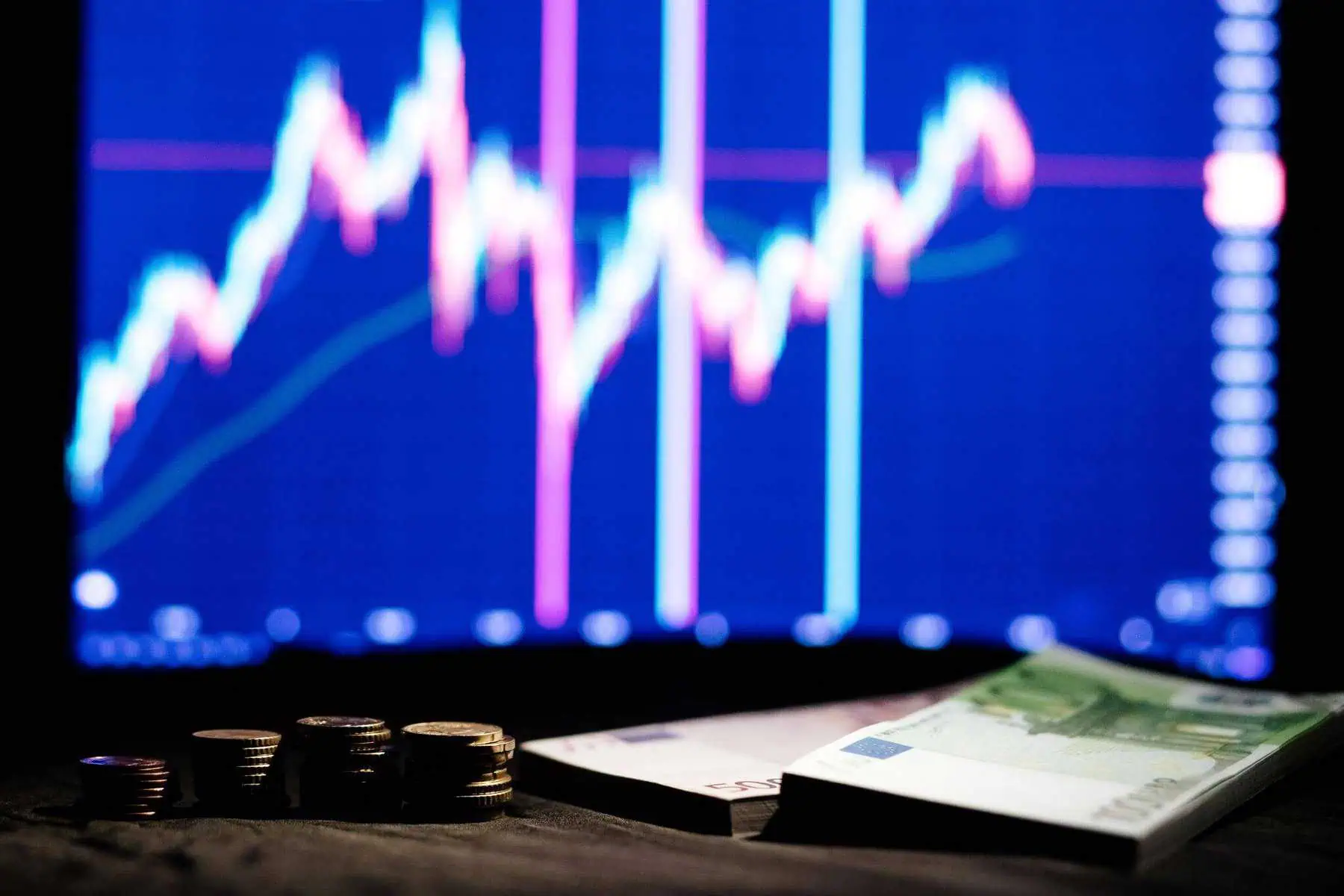 Tipos de investidor: Quais as características de cada perfil? gráfico de investimentos e dinheiro a ilustrar artigo sobre tipos de investidor