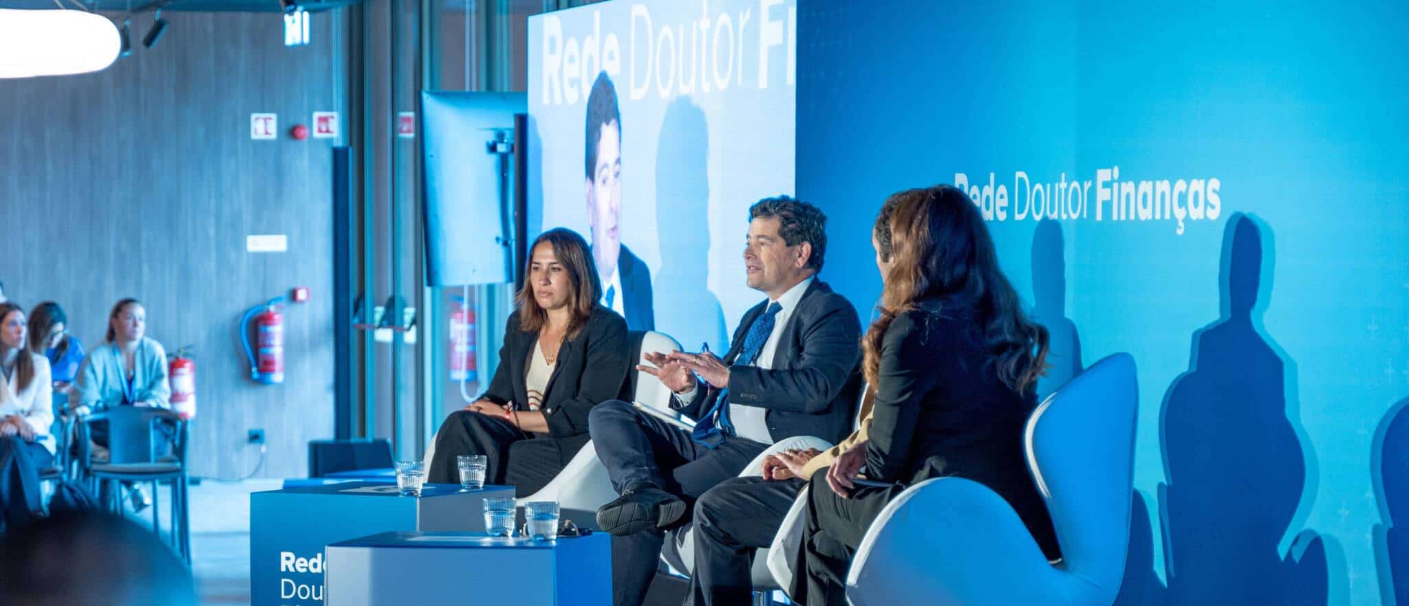 Marina Gonçalves, ex-ministra da habitação, e António Ramalho, gestor, falam sobre a crise na habitação durante a Convenção da Rede Doutor Finanças