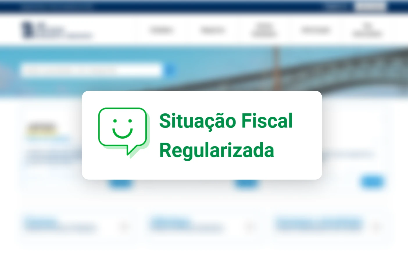 Comprovativos de situação fiscal e contributiva regularizada: Como obter? Imagem do ecrã de início da plataforma Autoridade Tributária e Aduaneira
