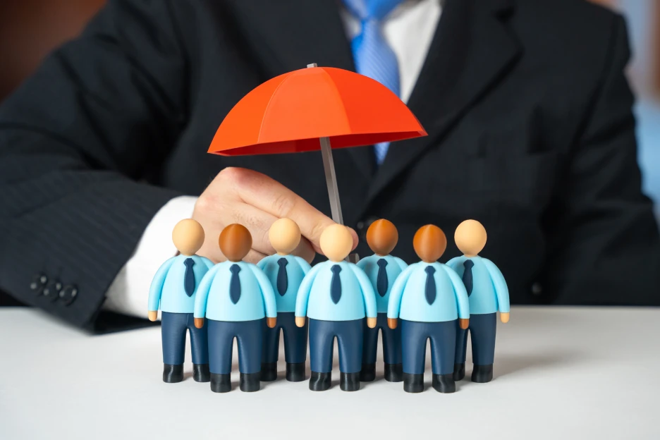 Imagem conceptual de seguros para empresas
