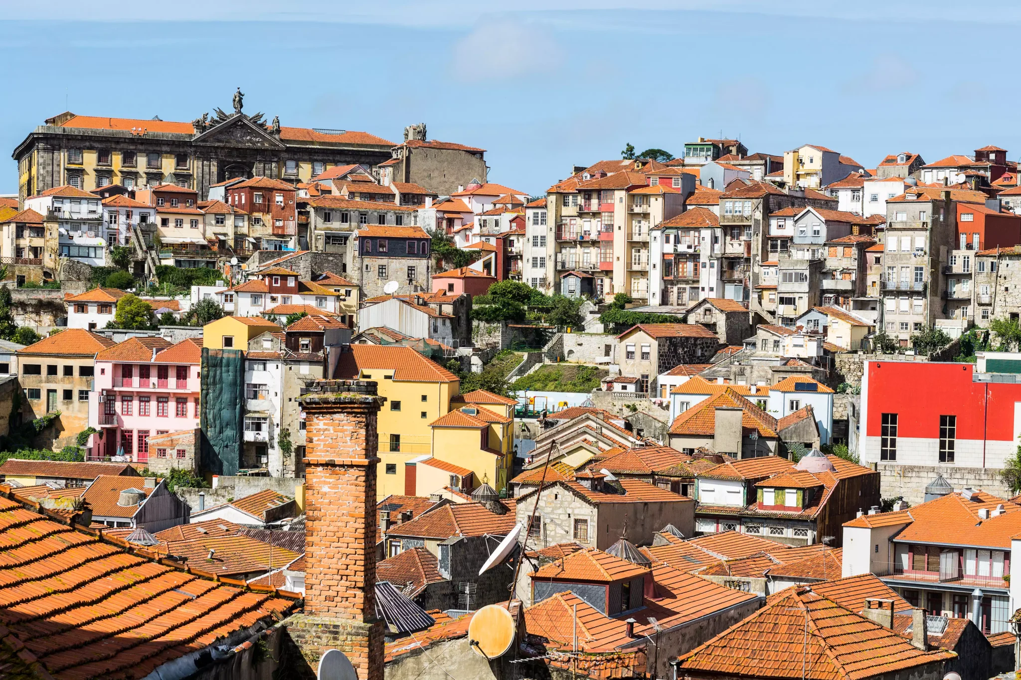vista do centro do Porto