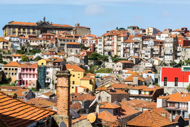 vista do centro do Porto