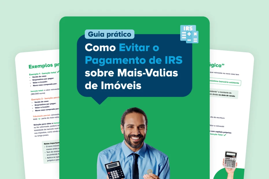 Imagem relativa ao descarregável "Como evitar o pagamento de IRS sobre mais-valias de imóveis"