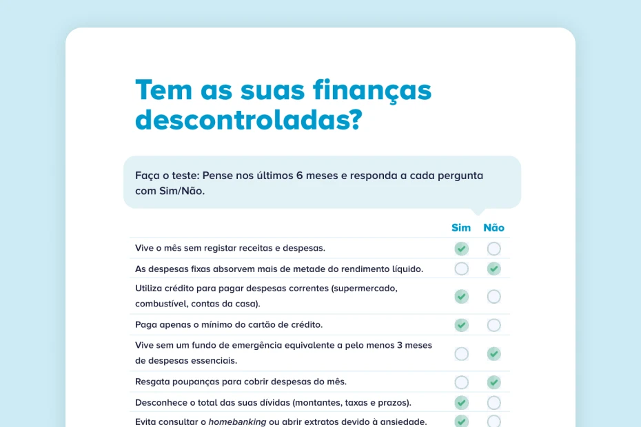 Imagem relativa ao descarregável "Tem as suas finanças descontroladas?"