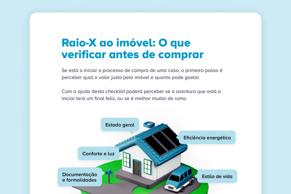 Imagem relativa ao descarregável "Raio-x ao Imóvel: o que verificar antes de comprar"