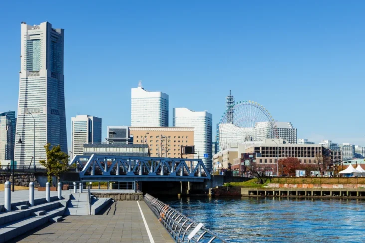 Imagem da cidade de Yokohama, no Japão