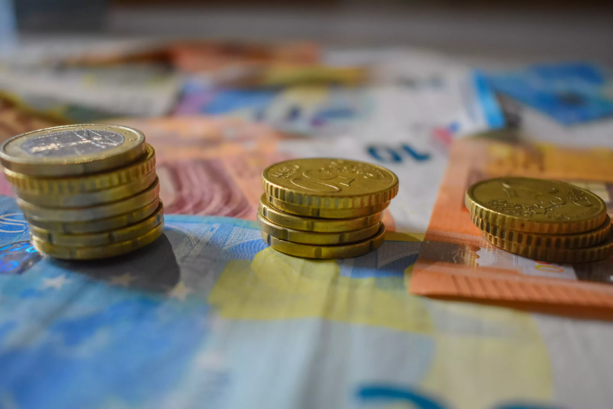 Moedas e notas de euro