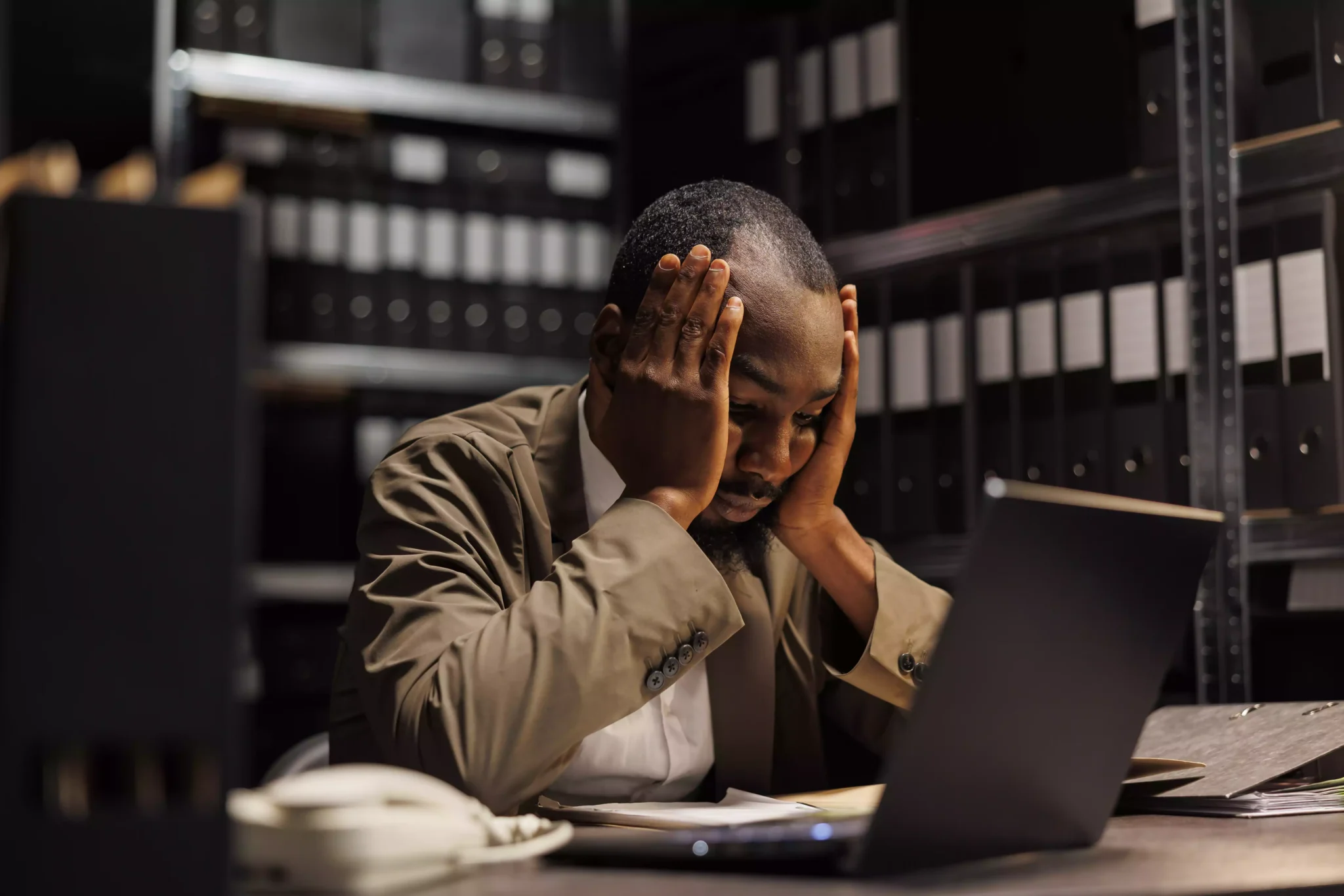 Proteger a saúde mental dos trabalhadores pode poupar 3,98 mil milhões às empresas Trabalhador em stress